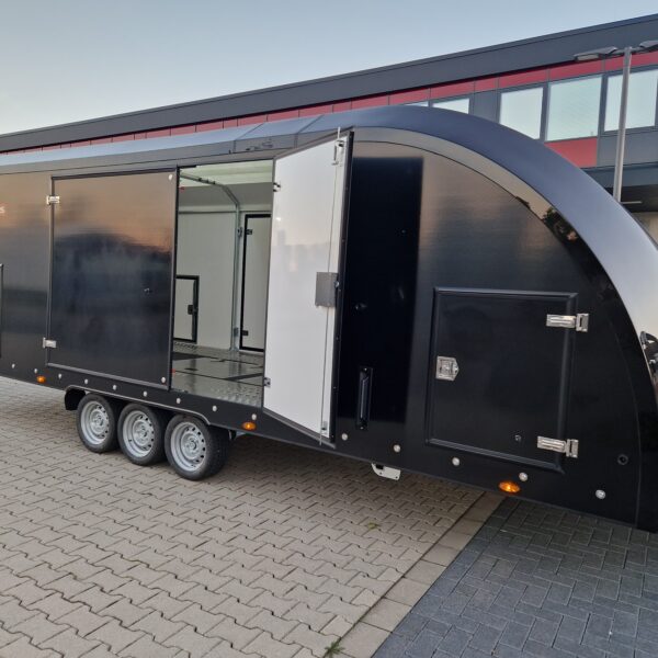 BJT Race Transporter 6 396-3060 650x235x189cm black RFS ASR 13″ 3500kg Erstzulassung