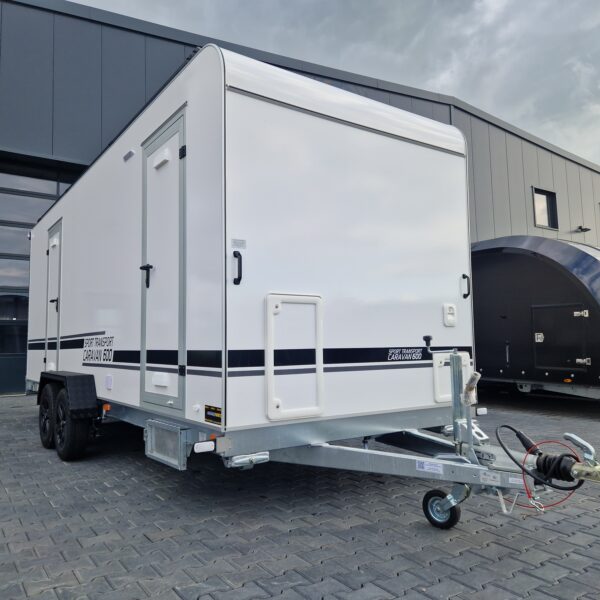 Koffer Sport Camp TFS 600.01 600x200x210cm Premium Laderaum 300cm Seitentür Wohnabteil 3000kg 100km/