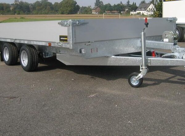 Multi Transporter 406x220x30cm 10″ Lfh. 56cm Rampen Winde (XL) 2700kg extrabreit