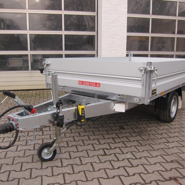 Pongratz Kipper RK 2600/15 G-AL Elektrisch + Notpumpe 260x151x36cm Stahlboden Pendel 13″ 1800kg