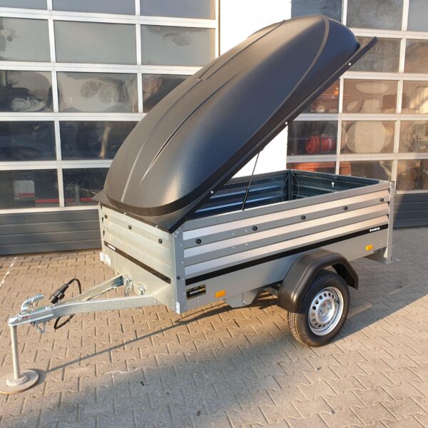 Deckelanhänger Brenderup 1205 SXLUB 750 203x116x55cm mit ABS Deckel schwarz 750kg online Aktion