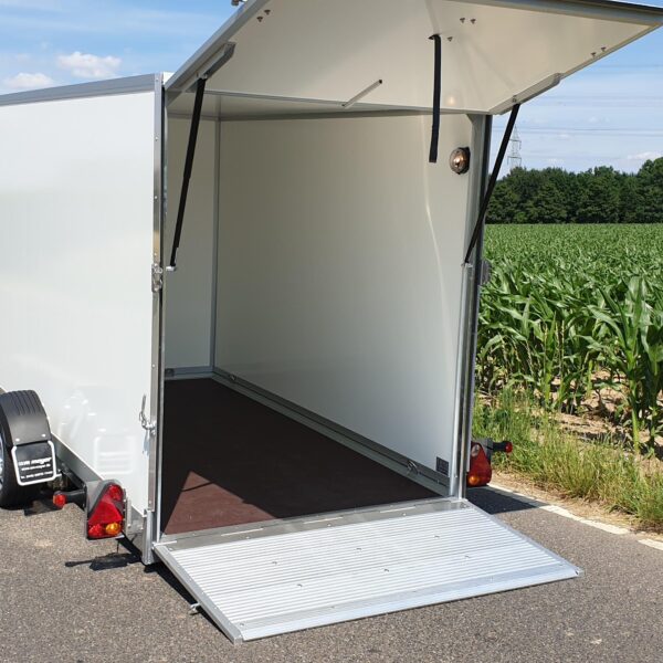 Kofferanhänger Senklift AZSL 1730/151 Sandwich Serie 40 301x151x185cm Alu Heckrampe 1750kg preo 2025
