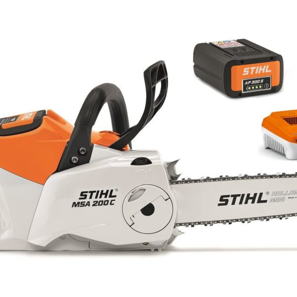 STIHL Akku-Motorsäge MSA 200 C-B Set inkl. AP 300 S + AL 301